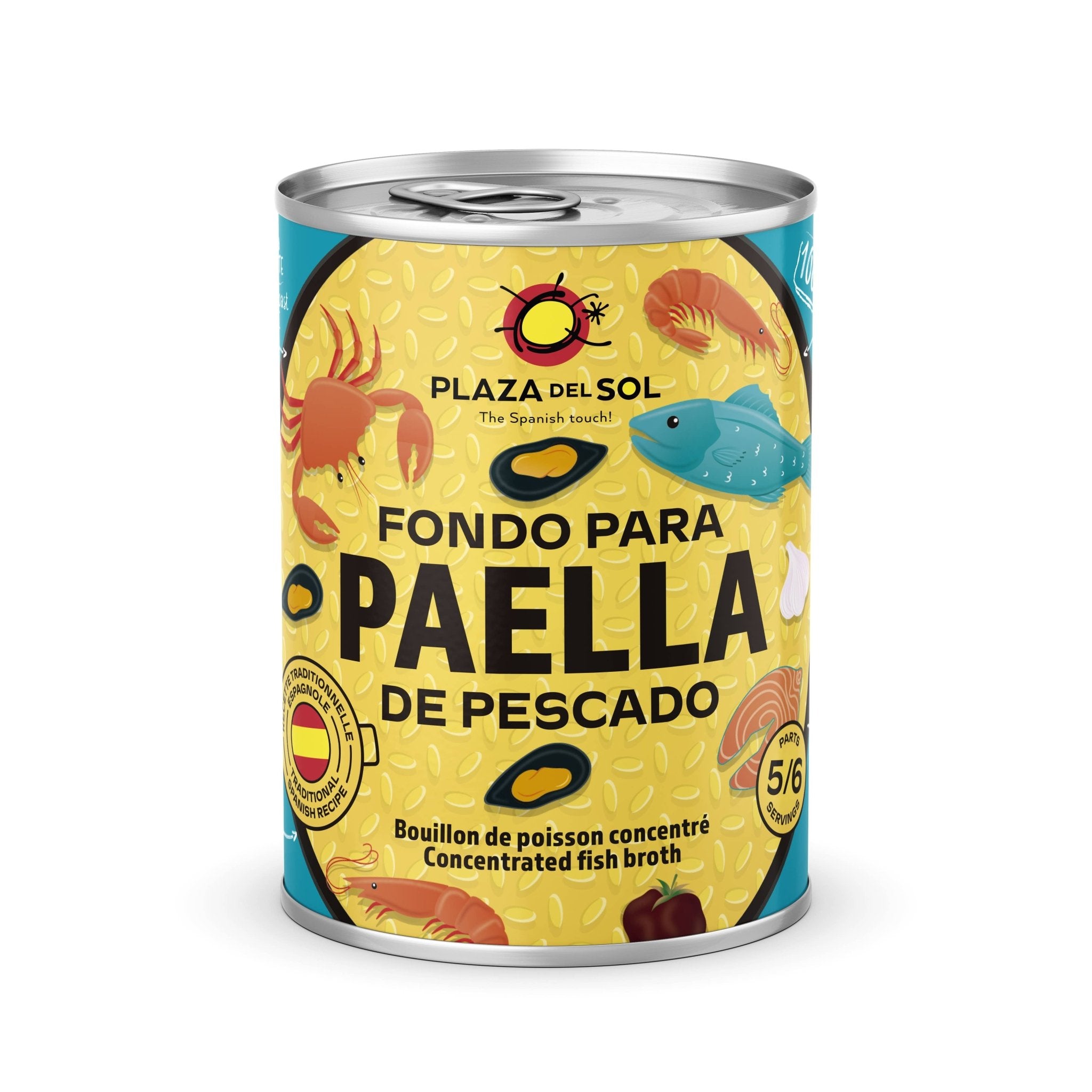 Fischbrühe für Paella (410g) Plaza del Sol - Araxxon
